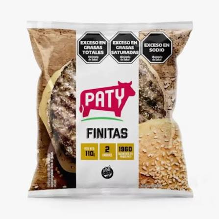 HAMBURGUESAS PATY EXPRESS FINITA X2 UNIDADES  (comprando 2 o más y pago efe
